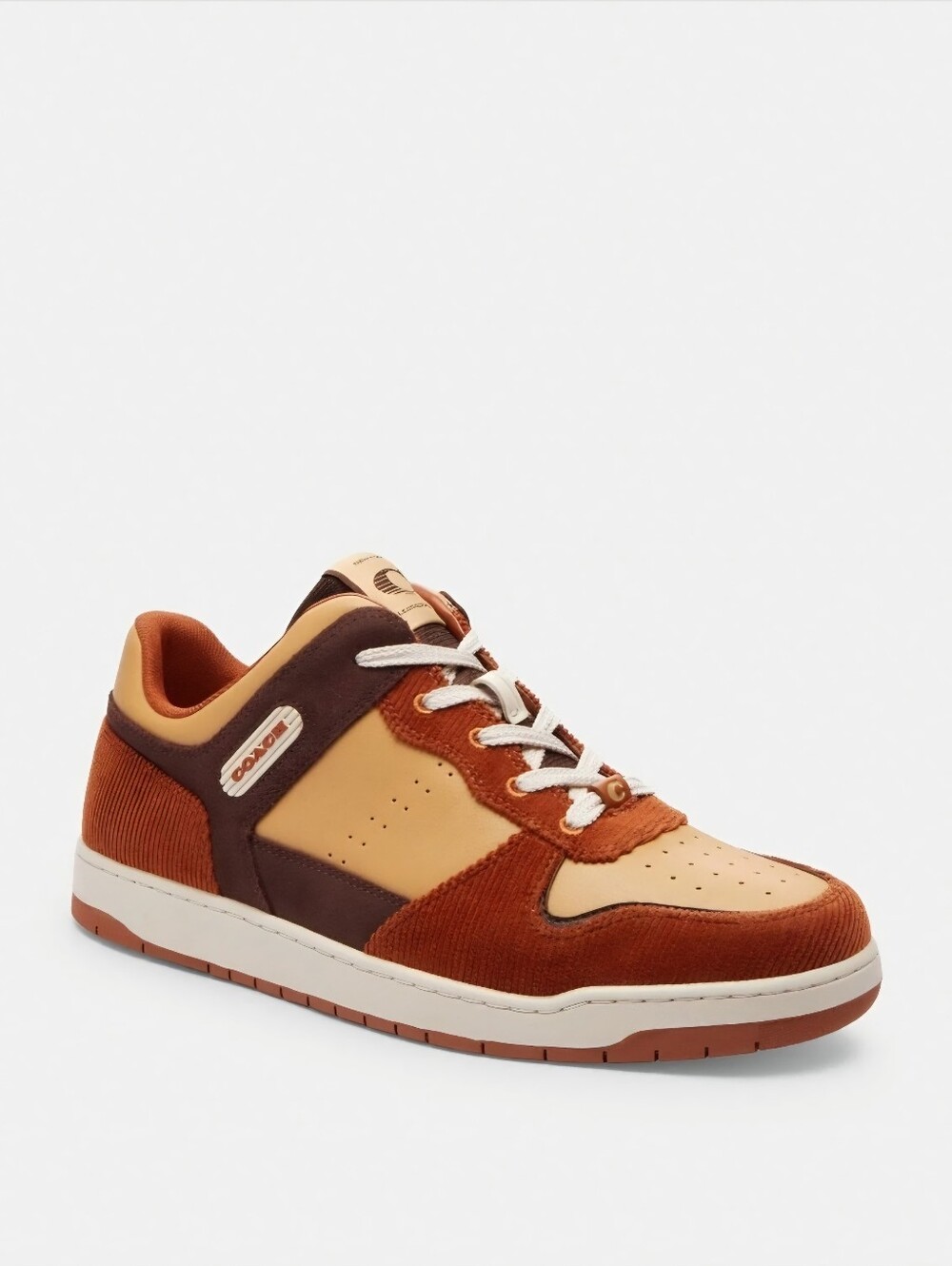 Coach C201 Sneakers in Honey Brown Tan, Size 9